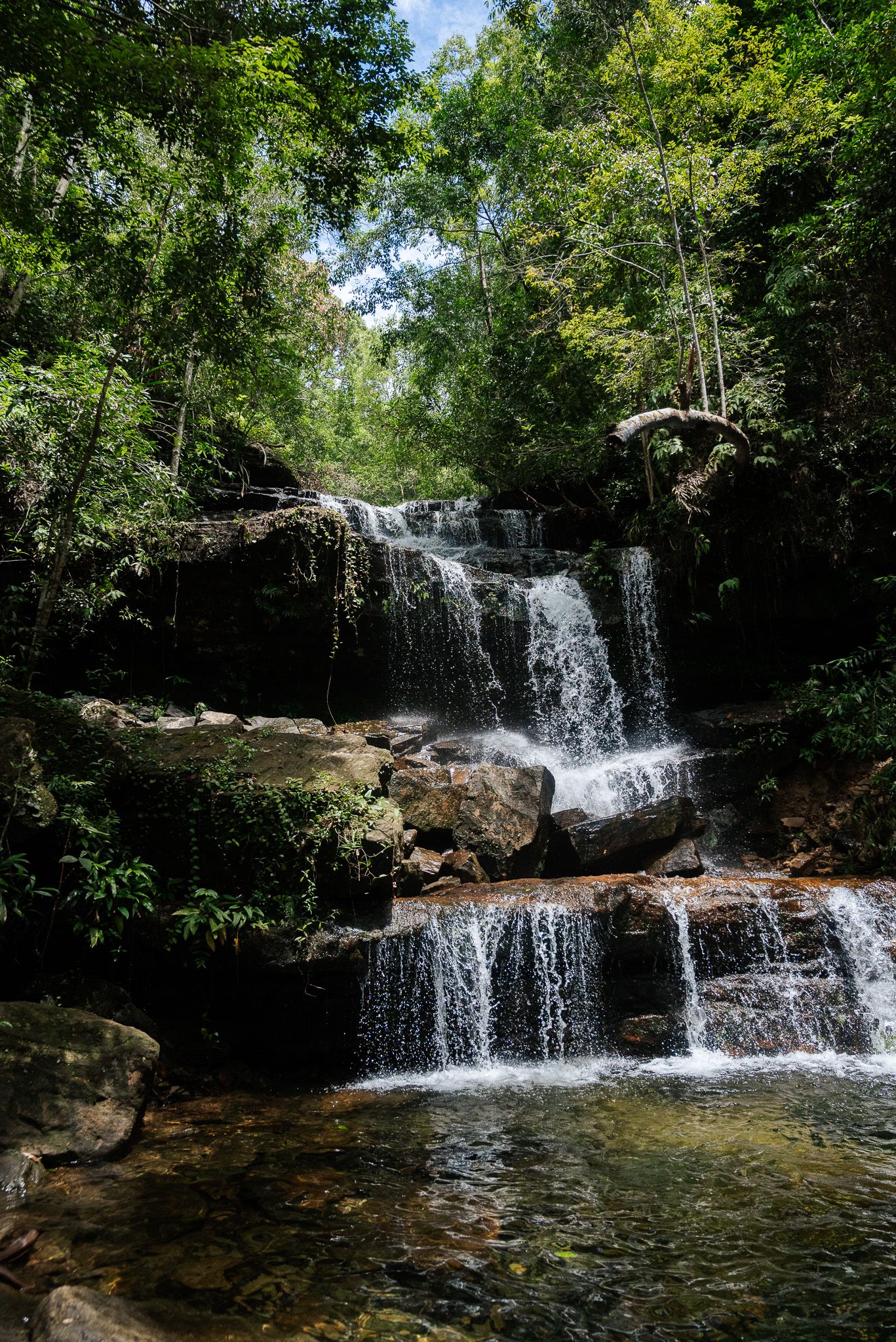 Wasserfall im Dschungel - Kambodscha